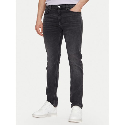 HUGO Jeansy 50530591 Szary Extra Slim Fit ze sklepu MODIVO w kategorii Jeansy męskie - zdjęcie 182596293