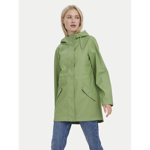 Vero Moda Kurtka przeciwdeszczowa Malou 10266982 Zielony Regular Fit ze sklepu MODIVO w kategorii Kurtki damskie - zdjęcie 182596303
