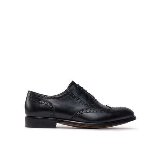 Lord Premium Półbuty Brogues 5501 Czarny ze sklepu MODIVO w kategorii Buty eleganckie męskie - zdjęcie 182596331
