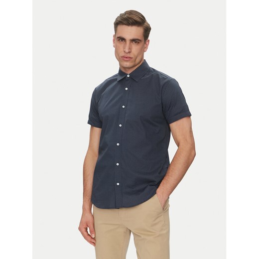 INDICODE Koszula Gentor 20-552 Granatowy Regular Fit ze sklepu MODIVO w kategorii Koszule męskie - zdjęcie 182596343