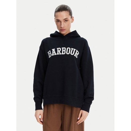 Barbour Bluza Northumberland LOL0592NY73 Granatowy Regular Fit ze sklepu MODIVO w kategorii Bluzy damskie - zdjęcie 182596432