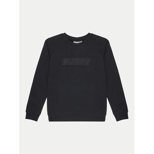 Guess Bluza L4BQ31 KAIJ1 Czarny Regular Fit ze sklepu MODIVO w kategorii Bluzy chłopięce - zdjęcie 182596453