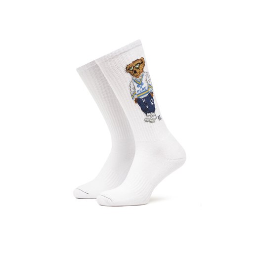 Polo Ralph Lauren Skarpety Wysokie Męskie 449973027002 Biały Polo Ralph Lauren 42_46 MODIVO