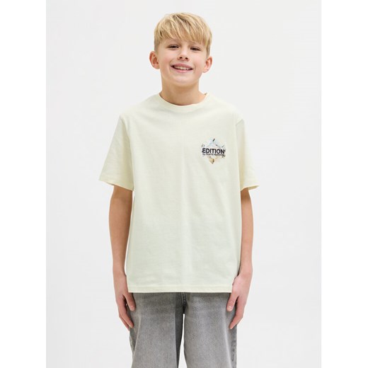 Jack&Jones Junior T-Shirt Dynamic Dust 12274677 Żółty Loose Fit ze sklepu MODIVO w kategorii T-shirty chłopięce - zdjęcie 182596644