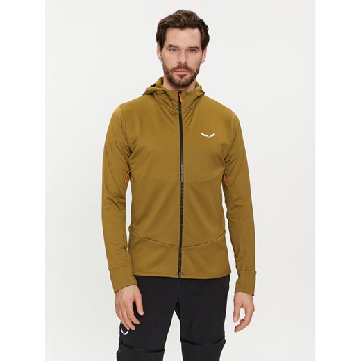 Salewa Bluza techniczna Puez 28521 Brązowy Slim Fit ze sklepu MODIVO w kategorii Bluzy męskie - zdjęcie 182596682