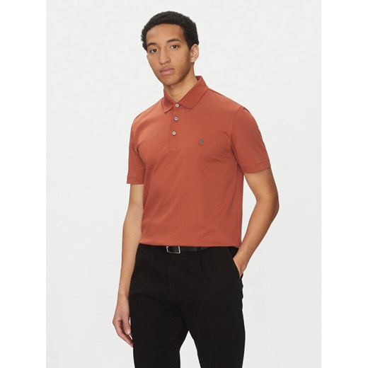 BOSS Polo C-Parris 01 50520297 Pomarańczowy Regular Fit ze sklepu MODIVO w kategorii T-shirty męskie - zdjęcie 182596724