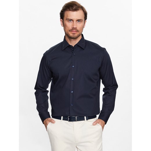 Boss Koszula 50473265 Granatowy Regular Fit ze sklepu MODIVO w kategorii Koszule męskie - zdjęcie 182596762