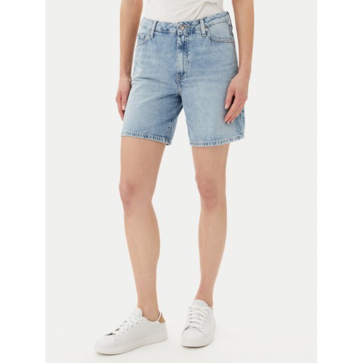 Tommy Hilfiger Szorty jeansowe WW0WW45505 Błękitny Regular Fit ze sklepu MODIVO w kategorii Szorty - zdjęcie 182596780
