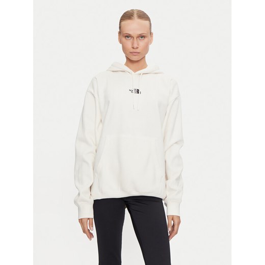 The North Face Bluza Essential NF0A89EN Écru Oversize ze sklepu MODIVO w kategorii Bluzy damskie - zdjęcie 182596791