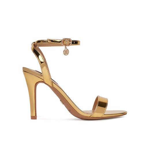 Nine West Sandały S2S15503 Złoty ze sklepu MODIVO w kategorii Sandały damskie - zdjęcie 182596832