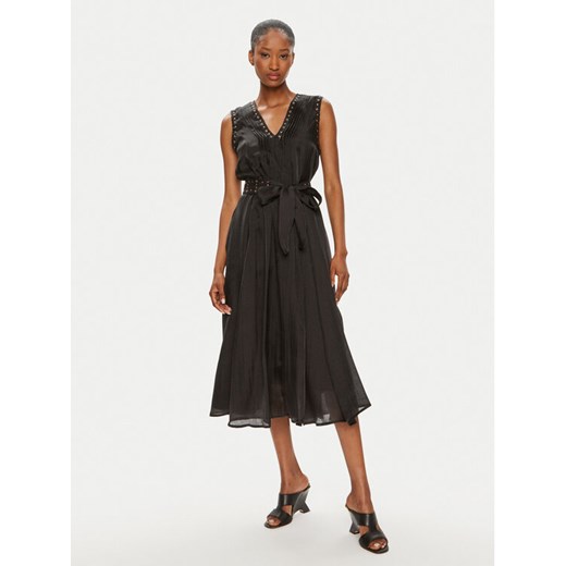 DKNY Sukienka codzienna P4EBTX69 Czarny Regular Fit M MODIVO