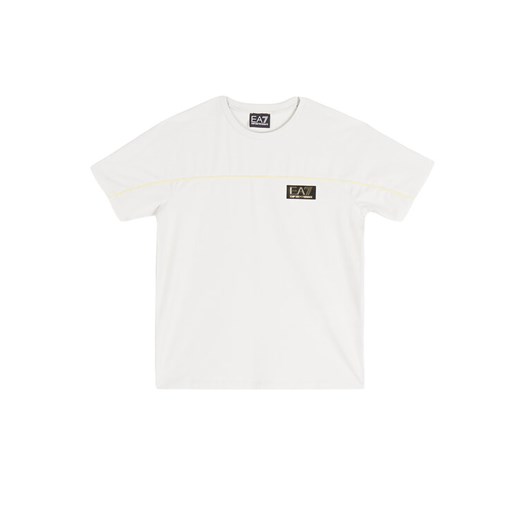 EA7 Emporio Armani T-Shirt 3RBT68 BJ03Z 1941 Écru Regular Fit ze sklepu MODIVO w kategorii T-shirty chłopięce - zdjęcie 182596860