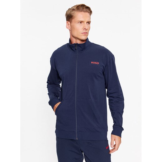 Hugo Bluza 50505128 Granatowy Regular Fit ze sklepu MODIVO w kategorii Bluzy męskie - zdjęcie 182596861