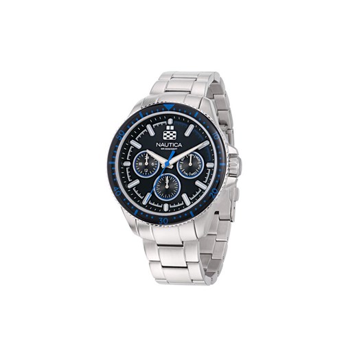 Nautica Zegarek Nct Windrose NAPWRF407 Srebrny ze sklepu MODIVO w kategorii Zegarki - zdjęcie 182596873
