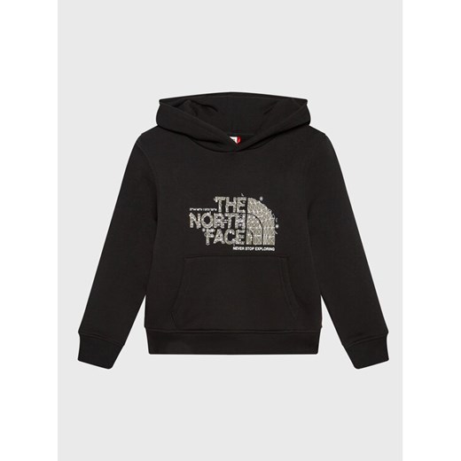The North Face Bluza Drew Peak NF0A7X55 Czarny Regular Fit ze sklepu MODIVO w kategorii Bluzy chłopięce - zdjęcie 182596892