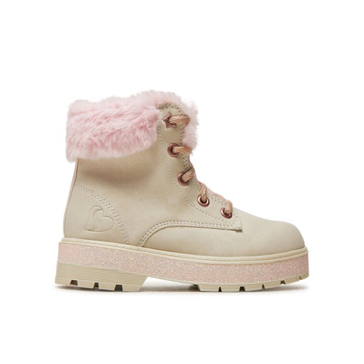 Skechers Trapery Street Glitz 310952L Écru ze sklepu MODIVO w kategorii Buty zimowe dziecięce - zdjęcie 182596910