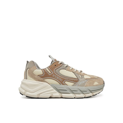 Iceberg Sneakersy IU1706 Beżowy ze sklepu MODIVO w kategorii Buty sportowe męskie - zdjęcie 182596913