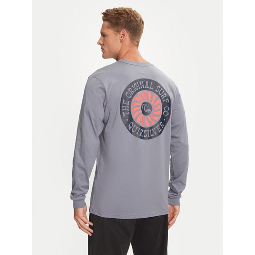 Quiksilver Longsleeve Bloom Cycle EQYZT07707 Niebieski Regular Fit ze sklepu MODIVO w kategorii T-shirty męskie - zdjęcie 182596960