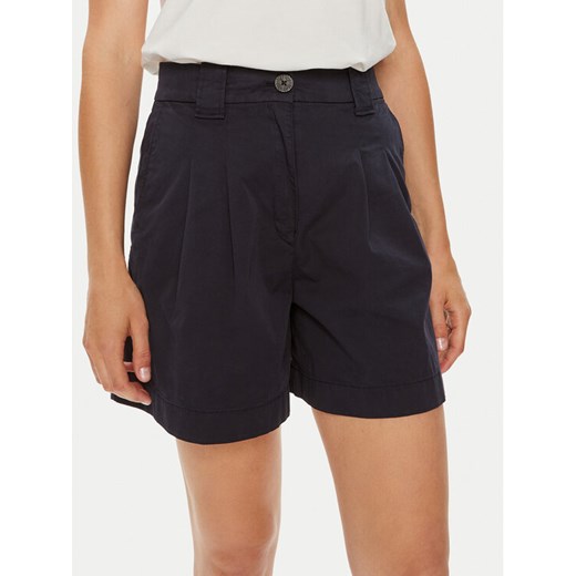 HUGO Szorty materiałowe Hanicola-1-D 50489969 Granatowy Relaxed Fit ze sklepu MODIVO w kategorii Szorty - zdjęcie 182597000