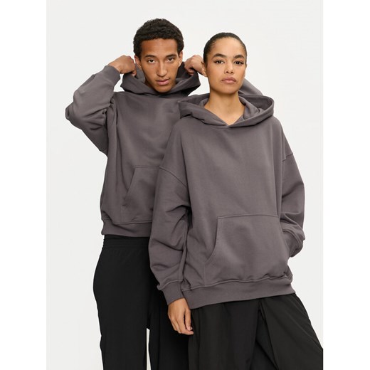 2005 Bluza Unisex Blank Szary Loose Fit ze sklepu MODIVO w kategorii Bluzy męskie - zdjęcie 182597050