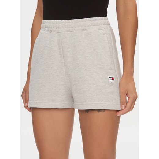 Tommy Jeans Szorty sportowe New Cls DW0DW17772 Szary Relaxed Fit ze sklepu MODIVO w kategorii Szorty - zdjęcie 182597051