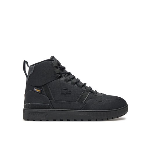 Lacoste Sneakersy T-Clip Mid Trainers 7-48SMA0040 Czarny ze sklepu MODIVO w kategorii Buty sportowe męskie - zdjęcie 182597052