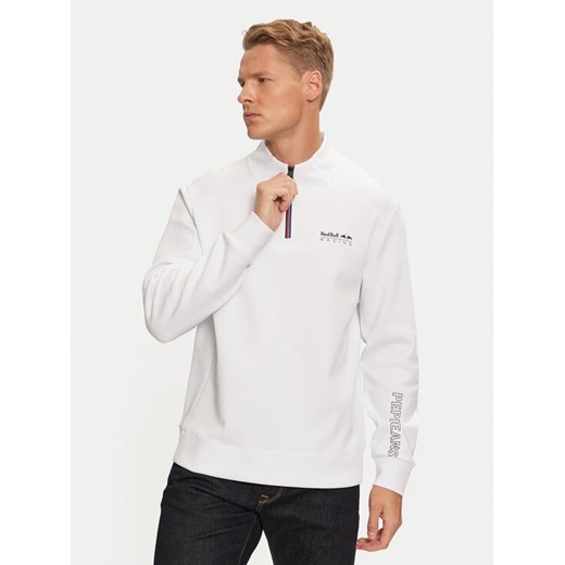 Pepe Jeans Bluza Red Bull Racing RM580001 Biały Regular Fit ze sklepu MODIVO w kategorii Bluzy męskie - zdjęcie 182597060