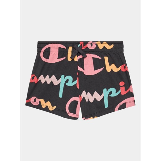 Champion Szorty sportowe 404616 Czarny Regular Fit ze sklepu MODIVO w kategorii Spodenki dziewczęce - zdjęcie 182597064