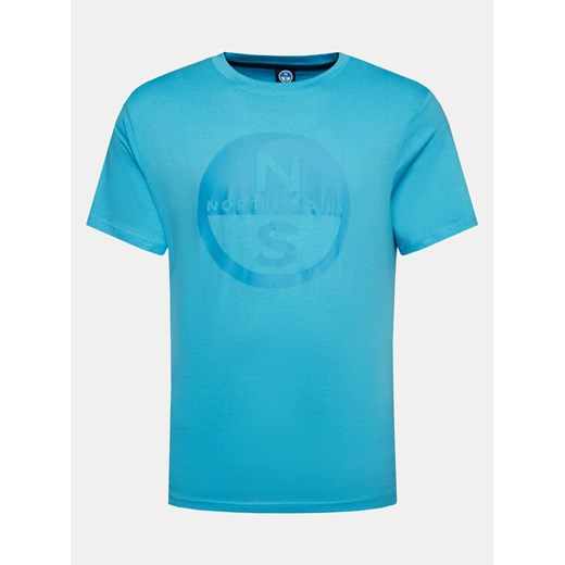 North Sails T-Shirt Basic 692972 Niebieski Regular Fit ze sklepu MODIVO w kategorii T-shirty męskie - zdjęcie 182597100