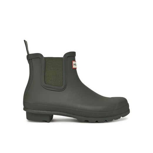 Hunter Kalosze WFS2078RMA Khaki ze sklepu MODIVO w kategorii Kalosze damskie - zdjęcie 182597102