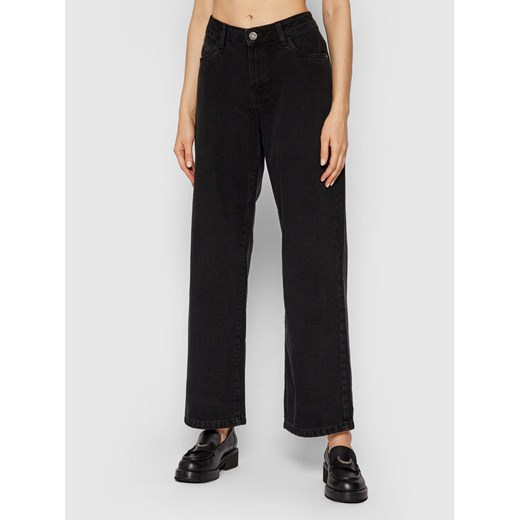 Noisy May Jeansy Amanda 27018107 Czarny Relaxed Fit ze sklepu MODIVO w kategorii Jeansy damskie - zdjęcie 182597184