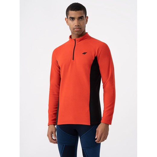 4F Bielizna termoaktywna górna 4FAW23UFLEM035 Czerwony Slim Fit ze sklepu MODIVO w kategorii Bielizna termoaktywna męska - zdjęcie 182597201