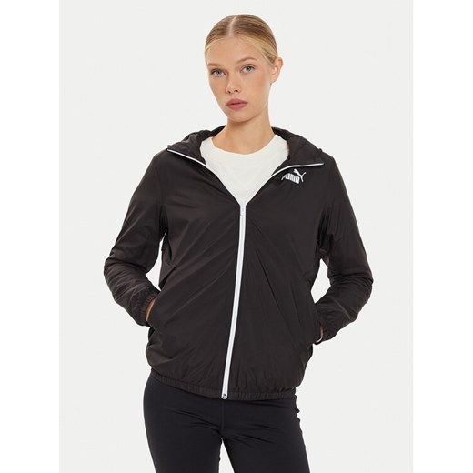 Puma Wiatrówka Ess Solid 847494 Czarny Regular Fit ze sklepu MODIVO w kategorii Kurtki damskie - zdjęcie 182597210