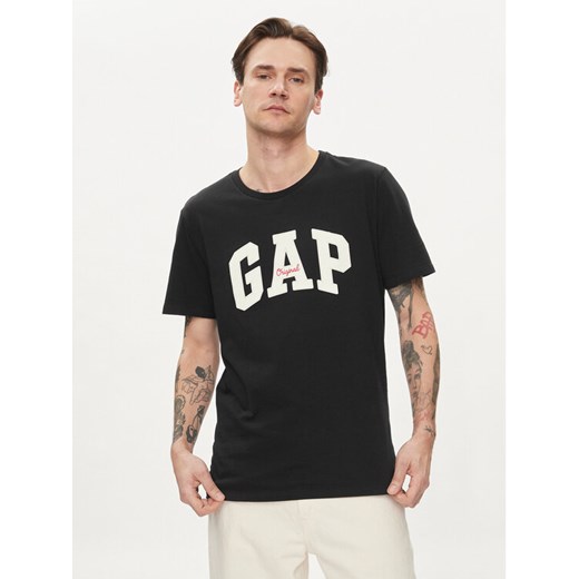 Gap T-Shirt 471777-07 Czarny Regular Fit ze sklepu MODIVO w kategorii T-shirty męskie - zdjęcie 182597252