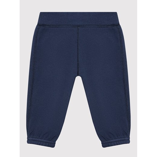 United Colors Of Benetton Spodnie dresowe 3J70AF009 Granatowy Regular Fit ze sklepu MODIVO w kategorii Spodnie i półśpiochy - zdjęcie 182597260