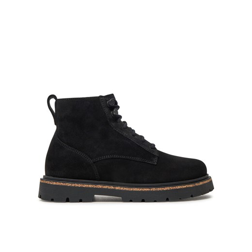 Birkenstock Botki Highwood Lace Mid W Lena 1028893 Czarny ze sklepu MODIVO w kategorii Botki - zdjęcie 182597284