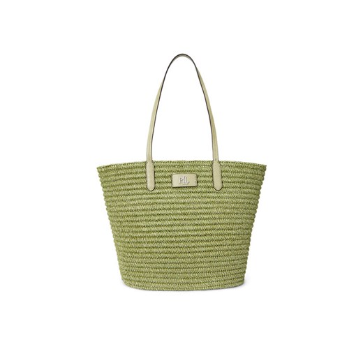 LAUREN RALPH LAUREN Torebka 431966868003 Zielony ze sklepu MODIVO w kategorii Torby Shopper bag - zdjęcie 182597314