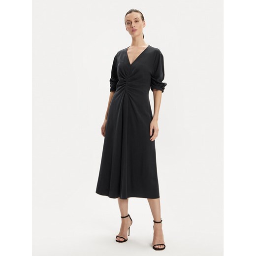 DKNY Sukienka codzienna D2A4BIAM Szary Regular Fit ze sklepu MODIVO w kategorii Sukienki - zdjęcie 182597334