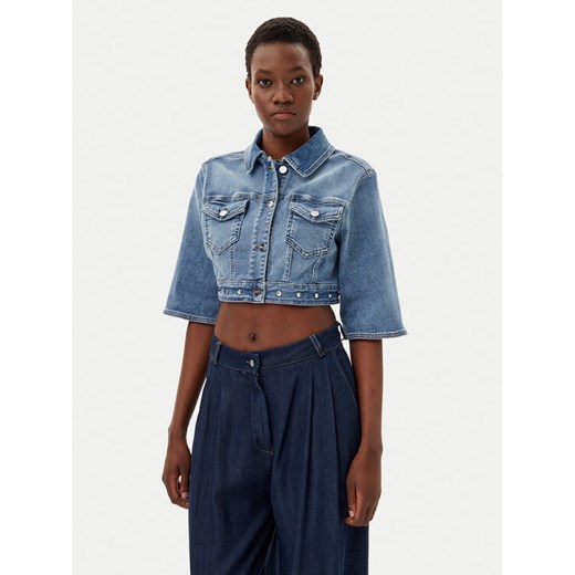 Liu Jo Kurtka jeansowa UA5077 D4615 Niebieski Regular Fit ze sklepu MODIVO w kategorii Kurtki damskie - zdjęcie 182597362