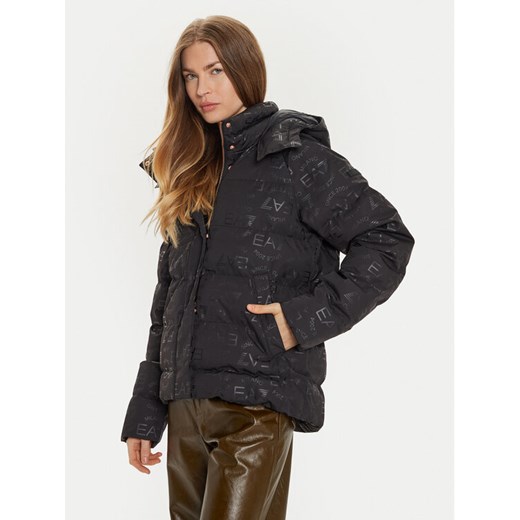 EA7 Emporio Armani Kurtka zimowa 6DTB12 TNGGZ 1200 Czarny Regular Fit ze sklepu MODIVO w kategorii Kurtki damskie - zdjęcie 182597372