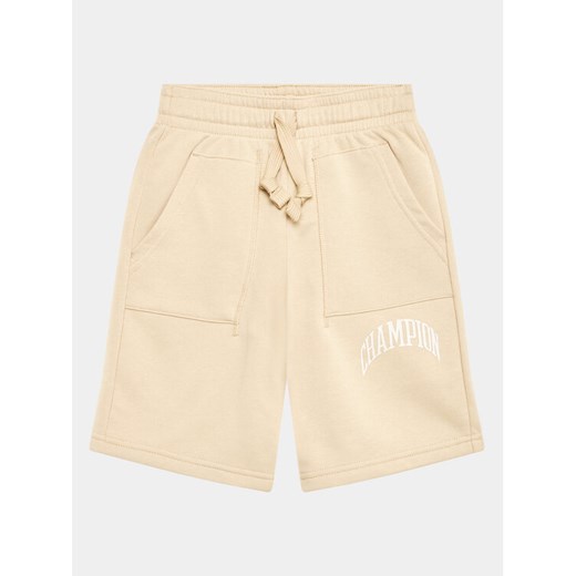Champion Szorty sportowe Urban 306361 Beżowy Regular Fit ze sklepu MODIVO w kategorii Spodenki chłopięce - zdjęcie 182597413