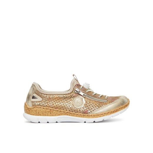 Rieker Sneakersy N42V1-92 Beżowy ze sklepu MODIVO w kategorii Buty sportowe damskie - zdjęcie 182597440