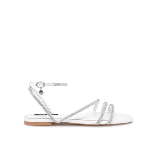 Nine West Sandały WFA2766-1 Biały ze sklepu MODIVO w kategorii Sandały damskie - zdjęcie 182597483