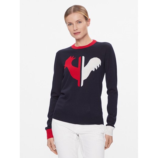 Rossignol Sweter Alya RLIWO19 Granatowy Regular Fit ze sklepu MODIVO w kategorii Swetry damskie - zdjęcie 182597544