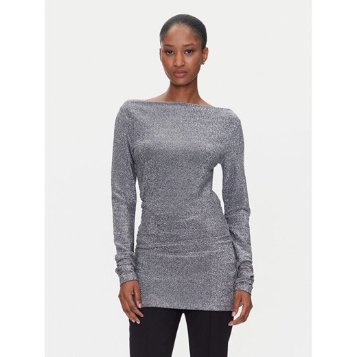 DAY BIRGER ÉT MIKKELSEN Bluzka Kimmie DAY65243582 Szary Slim Fit ze sklepu MODIVO w kategorii Bluzki damskie - zdjęcie 182597560
