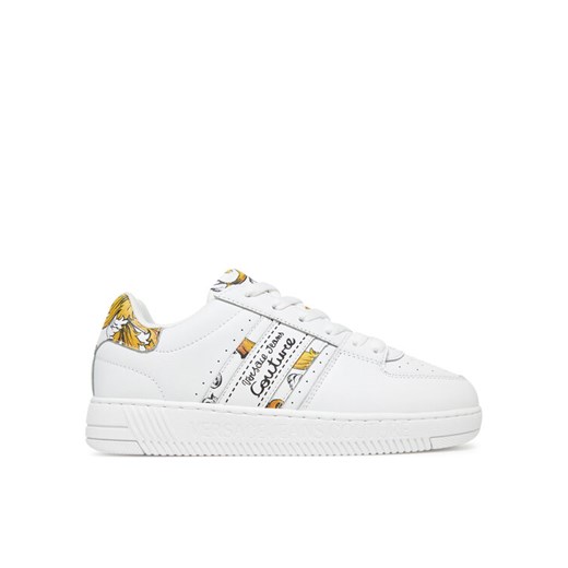 Versace Jeans Couture Sneakersy 78VA3SJ7 Biały ze sklepu MODIVO w kategorii Buty sportowe damskie - zdjęcie 182597563