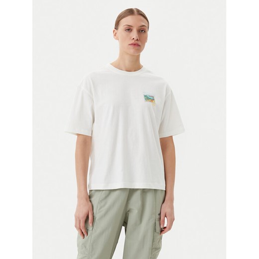 Napapijri T-Shirt S-Nice NP0A4IG4 Écru Regular Fit ze sklepu MODIVO w kategorii Bluzki damskie - zdjęcie 182597591