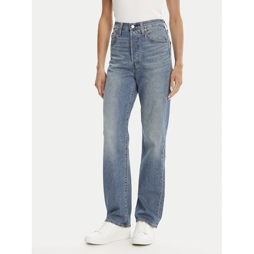 Levi's® Jeansy Ribcage 72693-0230 Niebieski Straight Fit ze sklepu MODIVO w kategorii Jeansy damskie - zdjęcie 182597600