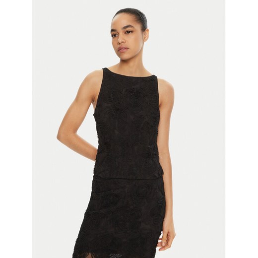 ROTATE Top 113614 Czarny Regular Fit ze sklepu MODIVO w kategorii Bluzki damskie - zdjęcie 182597601