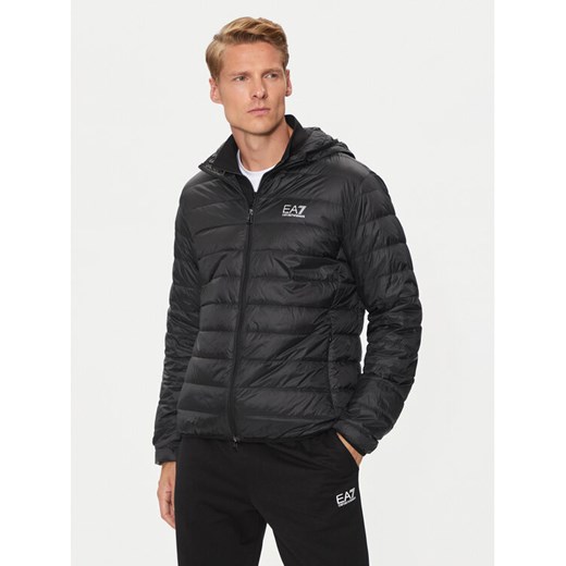 EA7 Emporio Armani Kurtka puchowa 8NPB24 PNGPZ 1200 Czarny Regular Fit ze sklepu MODIVO w kategorii Kurtki męskie - zdjęcie 182597623